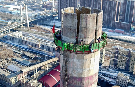 煙囪拆除施工平臺應具備的各種條件