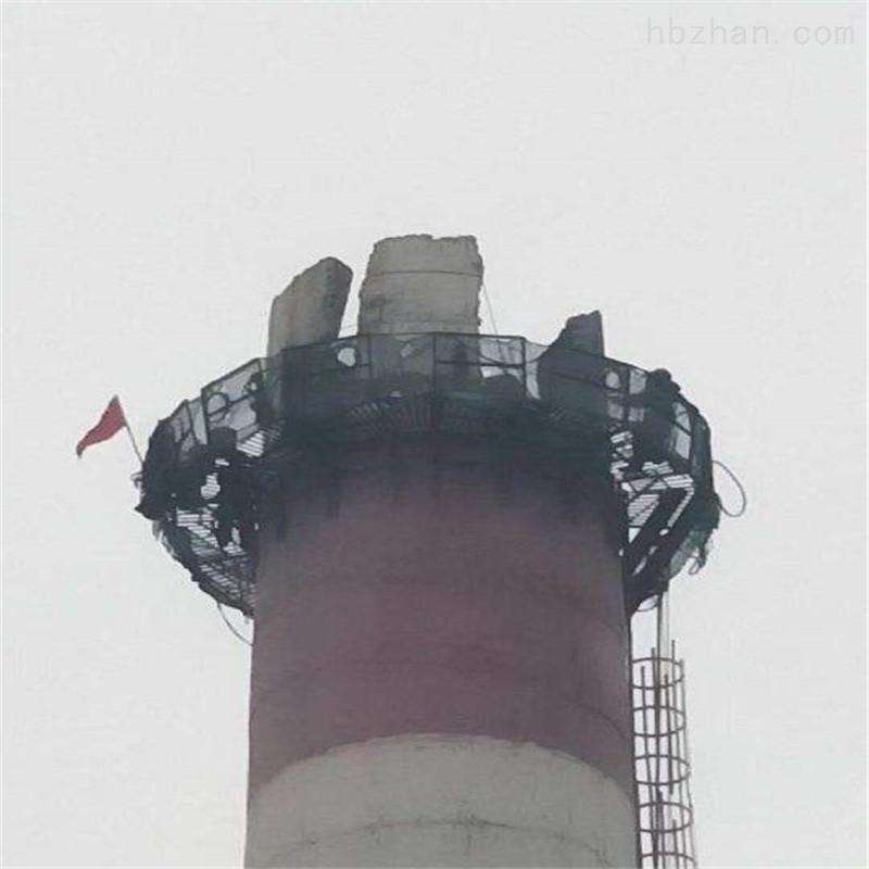 煙囪拆除安全防護(hù)腳手架搭設(shè)步驟