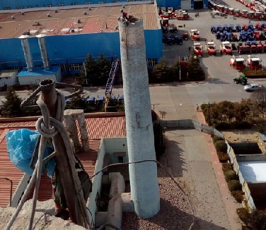 磚煙囪人工拆除施工方案