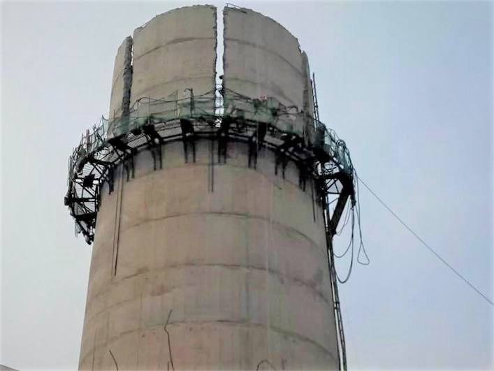 水泥煙囪拆除的幾種方案