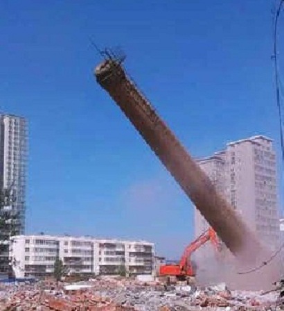 福州煙囪拆除 煙囪爆破