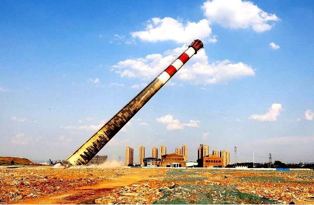 沈陽高空拆除-煙囪爆破拆除新聞