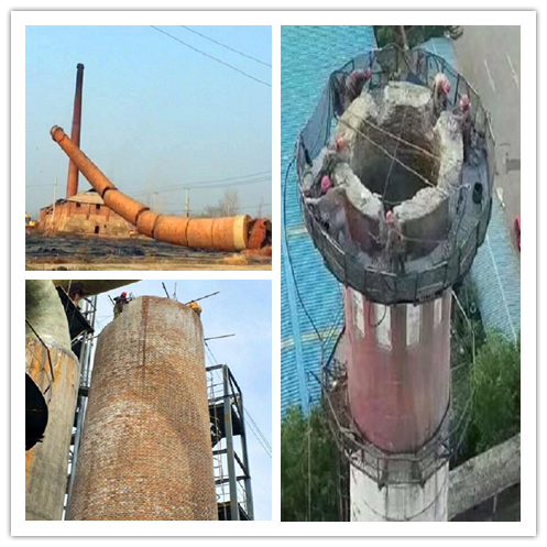 沈陽煙囪拆除施工特點及針對性措施