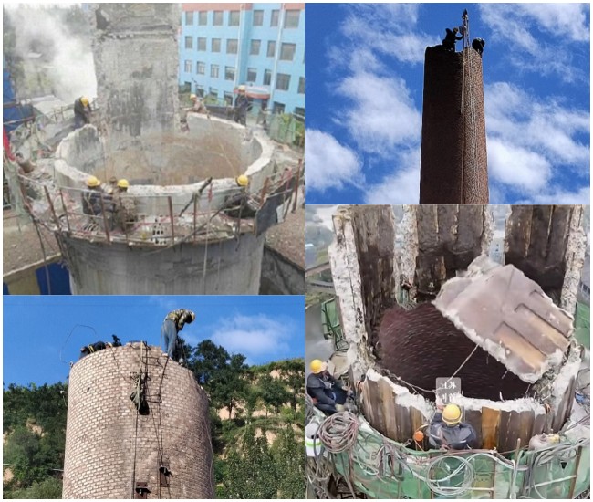 水泥煙囪拆除具體方法是什么？