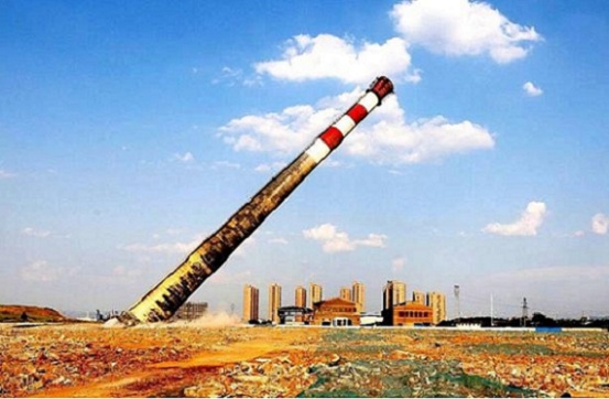 煙囪定向爆破-放倒拆除煙囪開口大小如何計(jì)算？