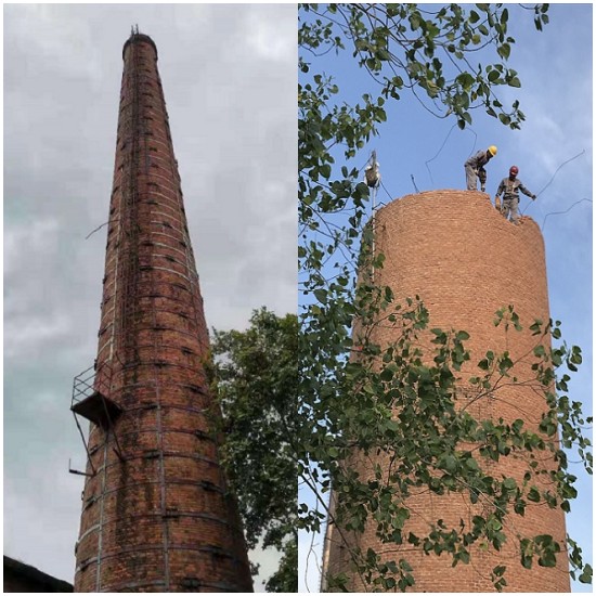 拆除煙囪的朋友請(qǐng)點(diǎn)擊！各種煙囪拆除都可以