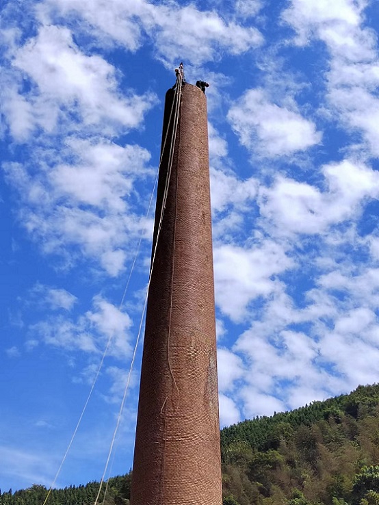 拆除煙囪公司 定制方案 安全防防