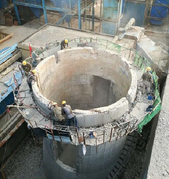 煙囪拆除公司水泥煙囪人工怎么拆除？