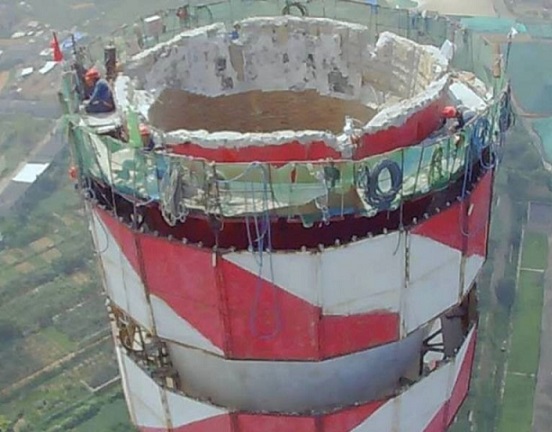 拆除煙囪公司拆除廢棄煙筒安全高效