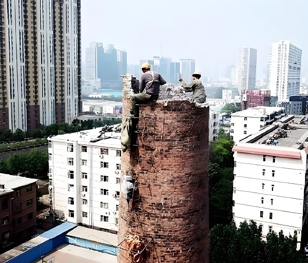 煙囪拆除：環(huán)保先行，守護(hù)我們的藍(lán)天